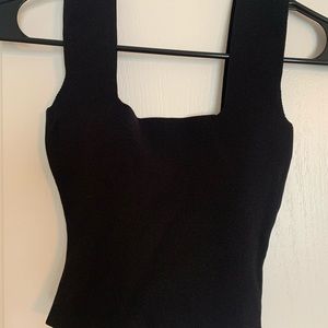 Black crop top
